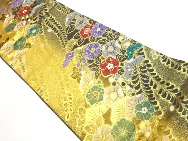JAPANESE FUKURO OBI / WOVEN PINE & TSUJIGAHANA